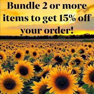 🚨BUNDLE AND SAVE 15%!🚨